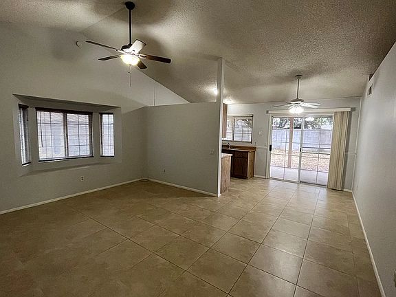Living room, dining area