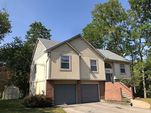 Front left view w/ shed