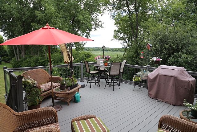 upstairs deck  