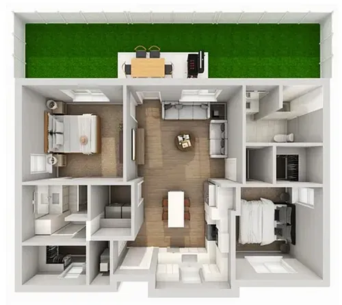 Floor plan Captiva