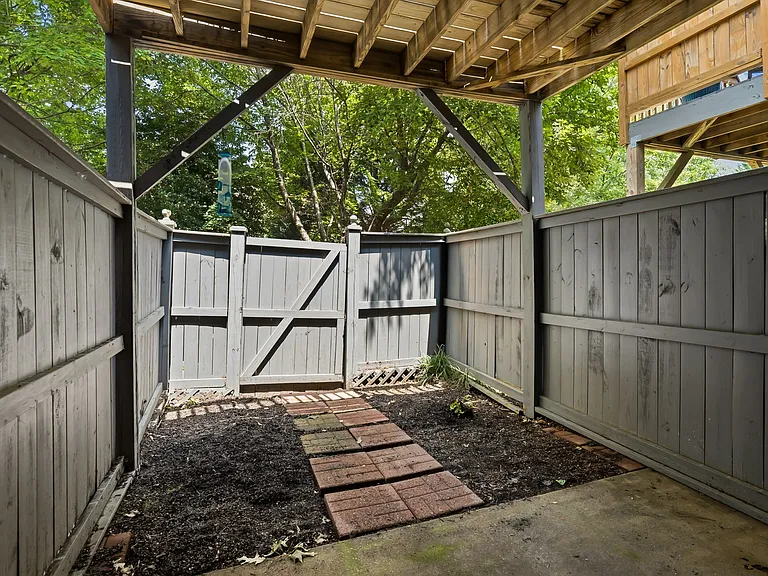 Fenced in area off of office/bedroom #3