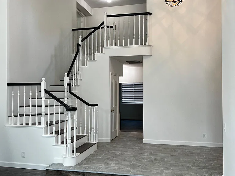 View of staircase and foyer area