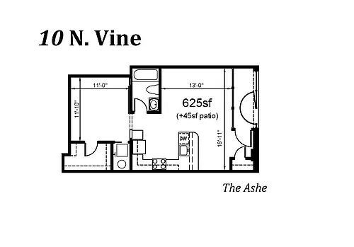 Floor plan Ashe