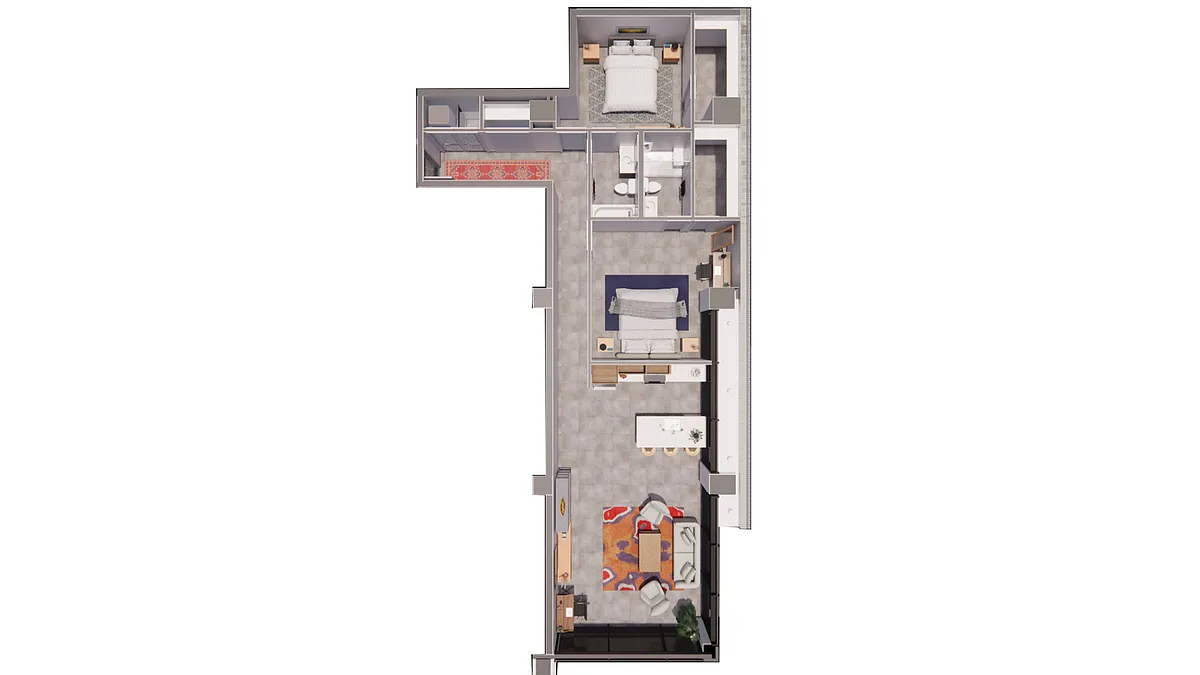 Floor plan The Austin