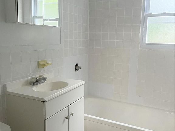 Newly renovated modern bathroom