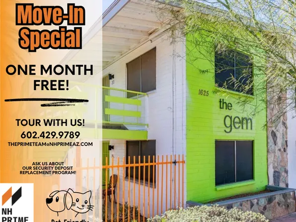 Welcome to the Gem! First month FREE with approved application.
