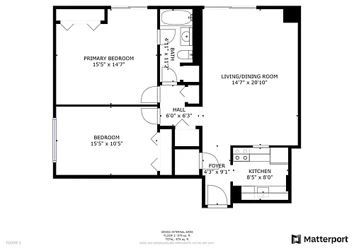 Floor plan 2 Bedroom