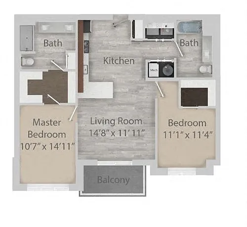 Floor plan b7-buck