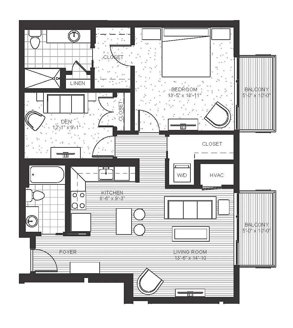 Floor plan E2 - Tungsten