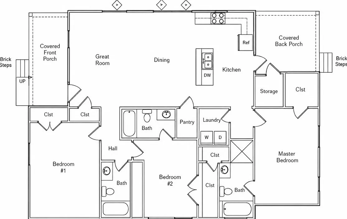 3 bed, 1349 sqft, $1,650 — Photo 2