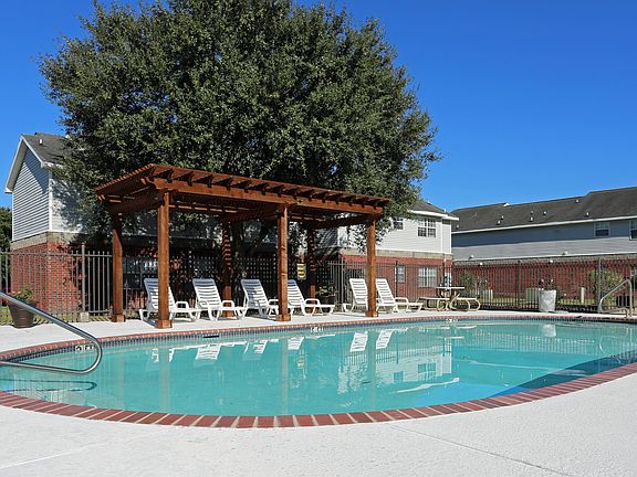 Resort-Style Pool at Mockingbird Lane Plaza Affordable Apartments in Victoria TX