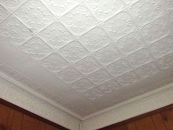 Tin ceiling