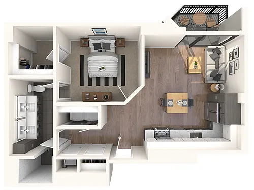 Floor plan A1b