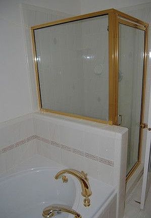 Master Bathroom with Large Tub and separate shower