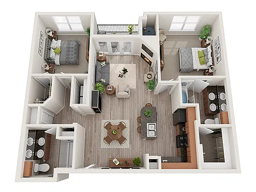 Floor plan Vermeer