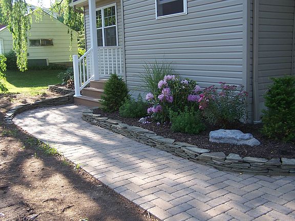 Paver Walkway and new landscaping