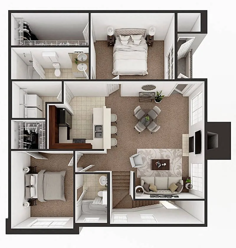 Floor plan Tudor Up
