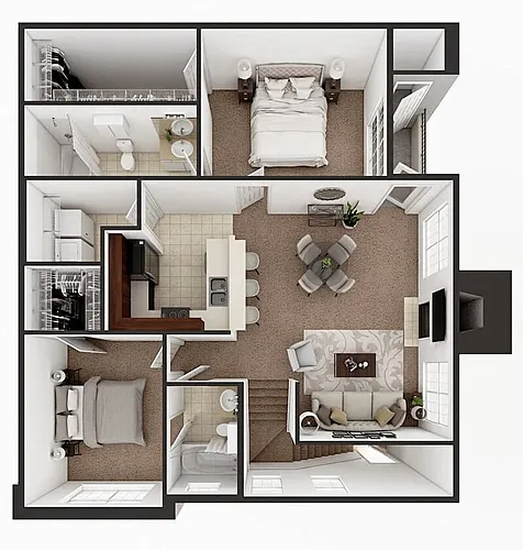 Floor plan Tudor Up