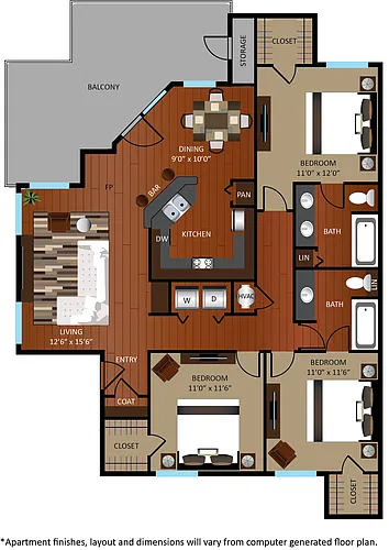 Floor plan C1