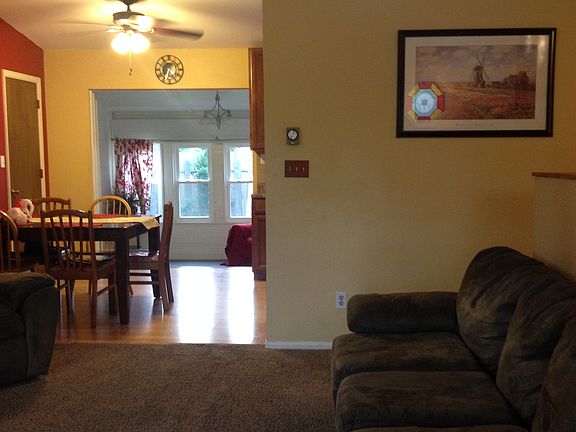 Living Room into Kitchen
