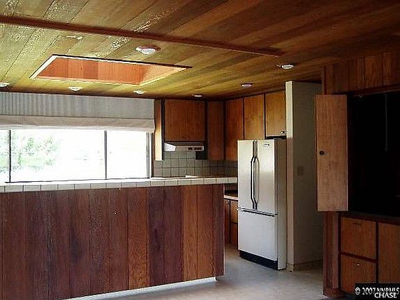 Lots of redwood and beams