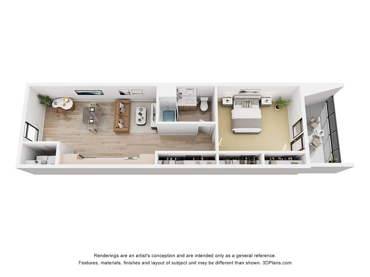 Floor plan Live/Work A