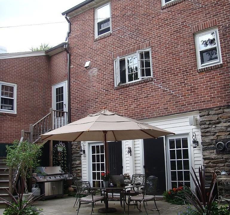 French doors to patio