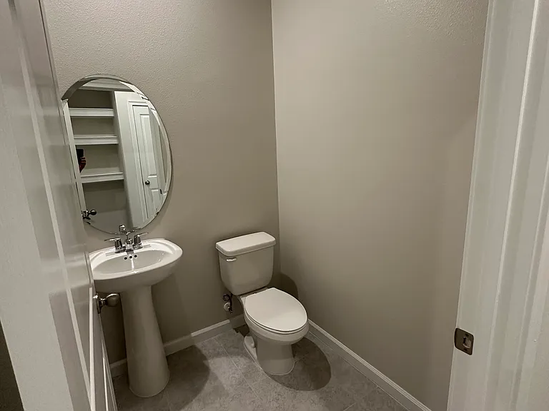 Half Bathroom for Kitchen and Living Area