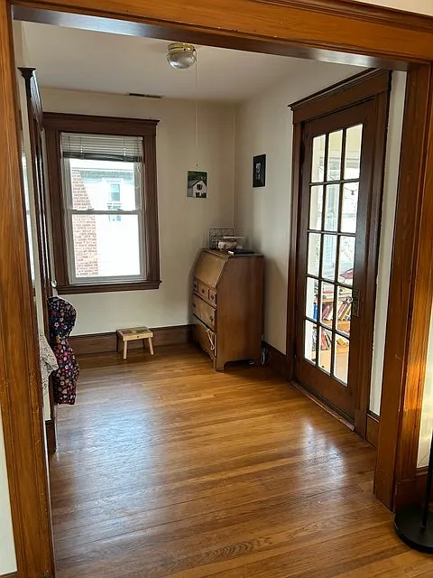 Landing area on 2nd floor near living room
Door leads to inside porch