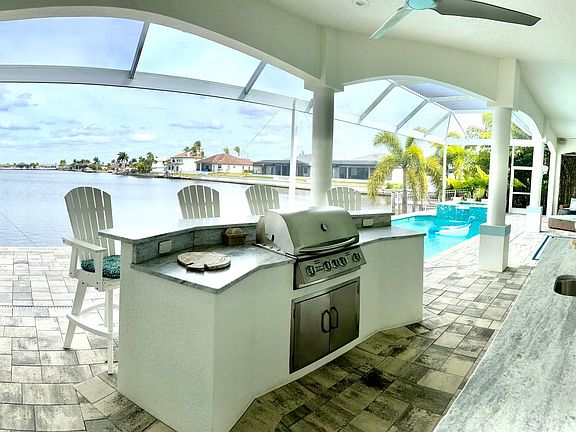 Outside Kitchen area, with seating