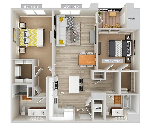 Floor plan B6PS-1079-sign