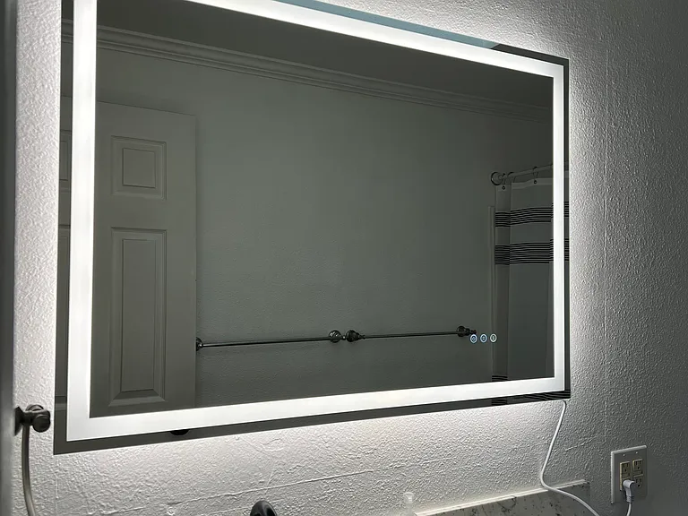 New mirror with LED lights