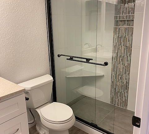 Over-Sized Tiled Shower