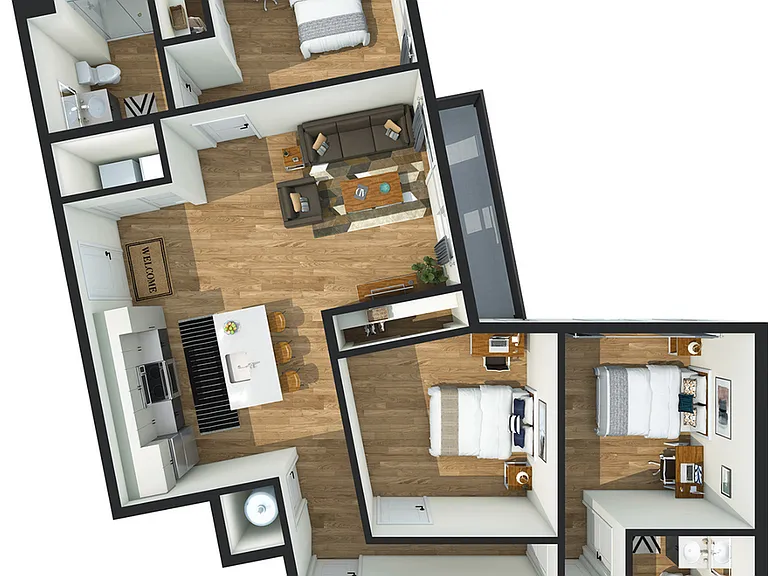 C4 - 1114sqft C4 - 1114sqft