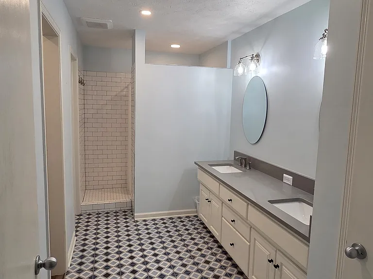 Primary bathroom.