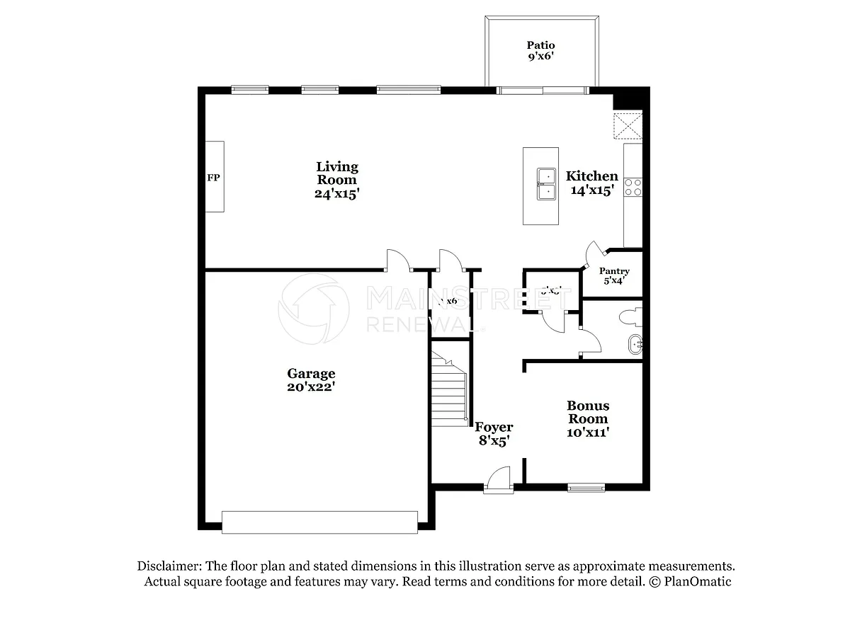 Floor Plan - 509 Curry Ridge Ct