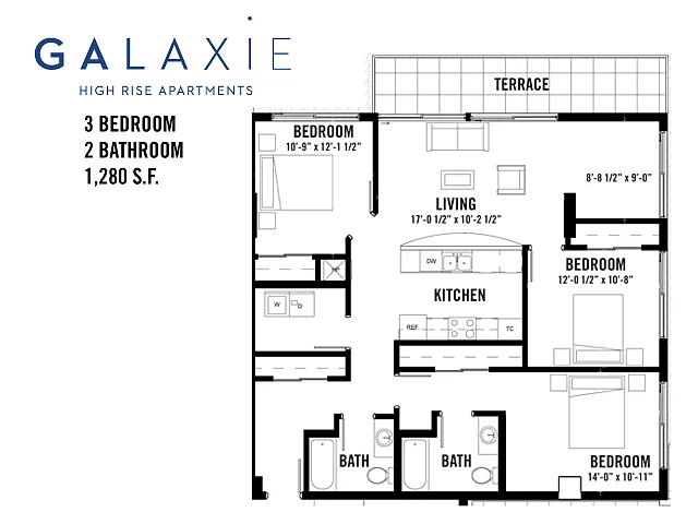Floor plan 414