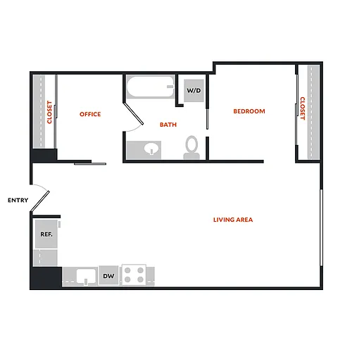 Floor plan Plan 1M