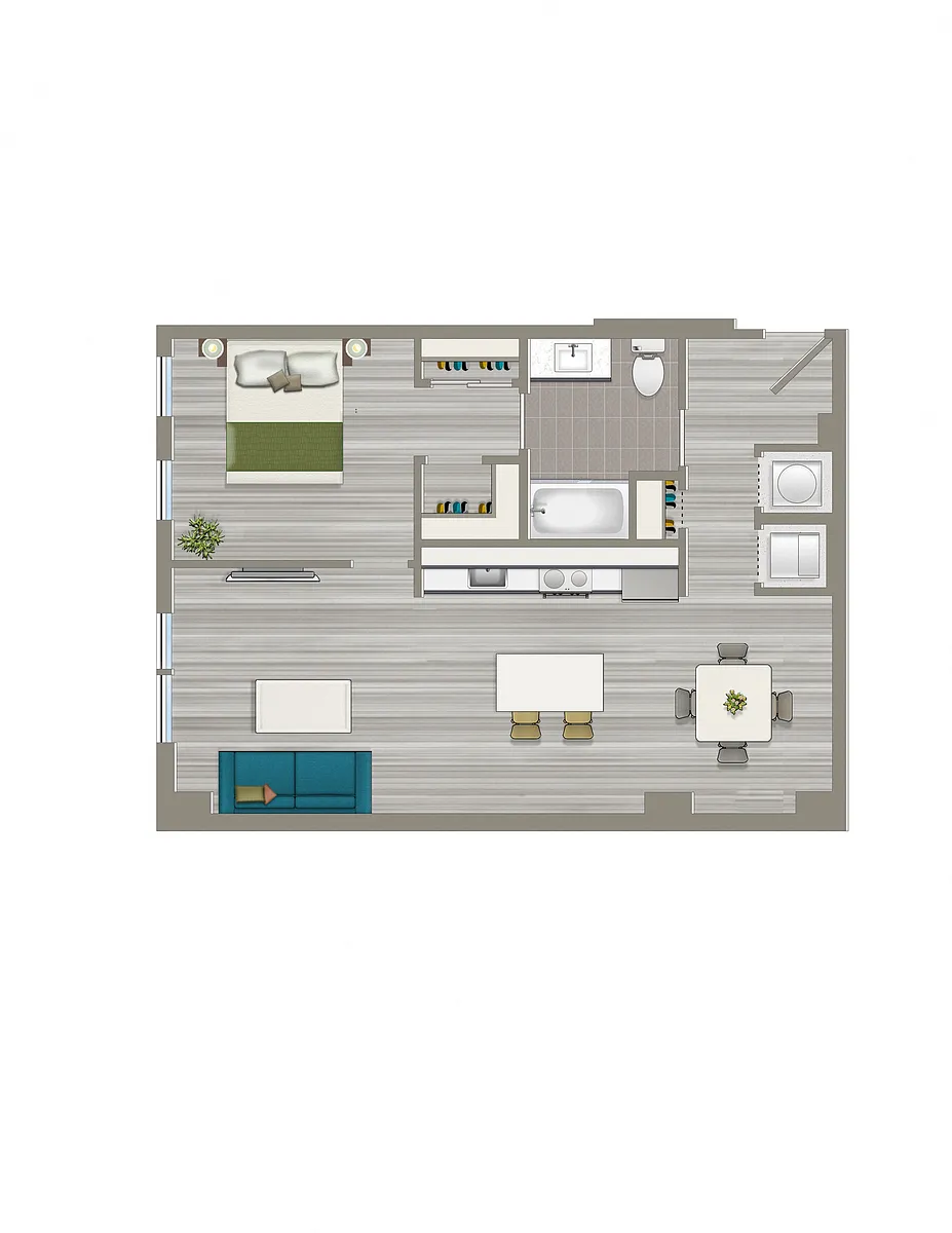 Floor plan 1-M