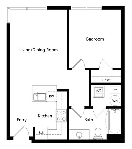 Floor plan Boston