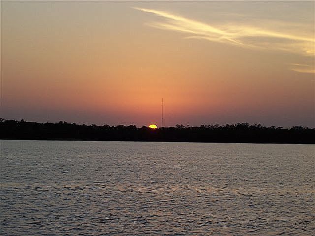 Sunset from front porch