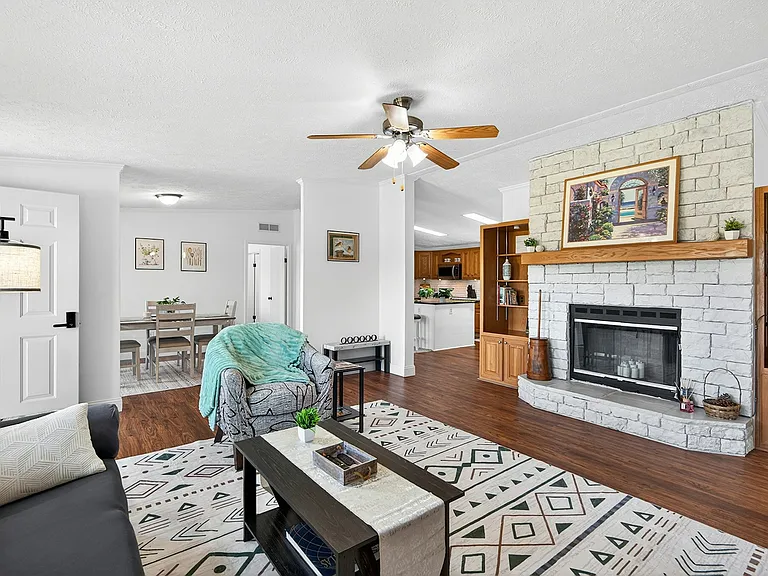 Living Room and Dining Room