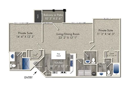 Floor plan The Kincaid
