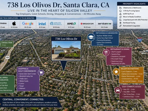 738 Los Olivos Dr, Santa Clara, CA 95050