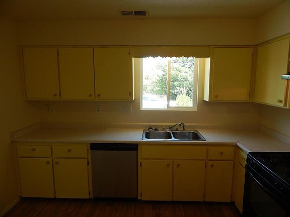 Kitchen with custom glass knobs