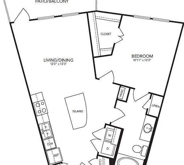 Landmark On Lovers - A3 - 1 Beds - 1 Baths - 735 Sq. ft.