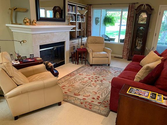 Living area looking toward back porch.
