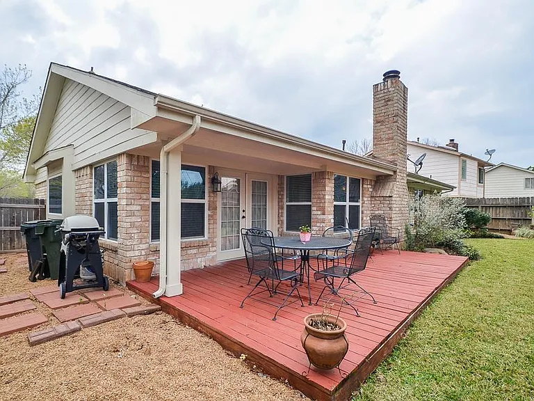 Wood deck