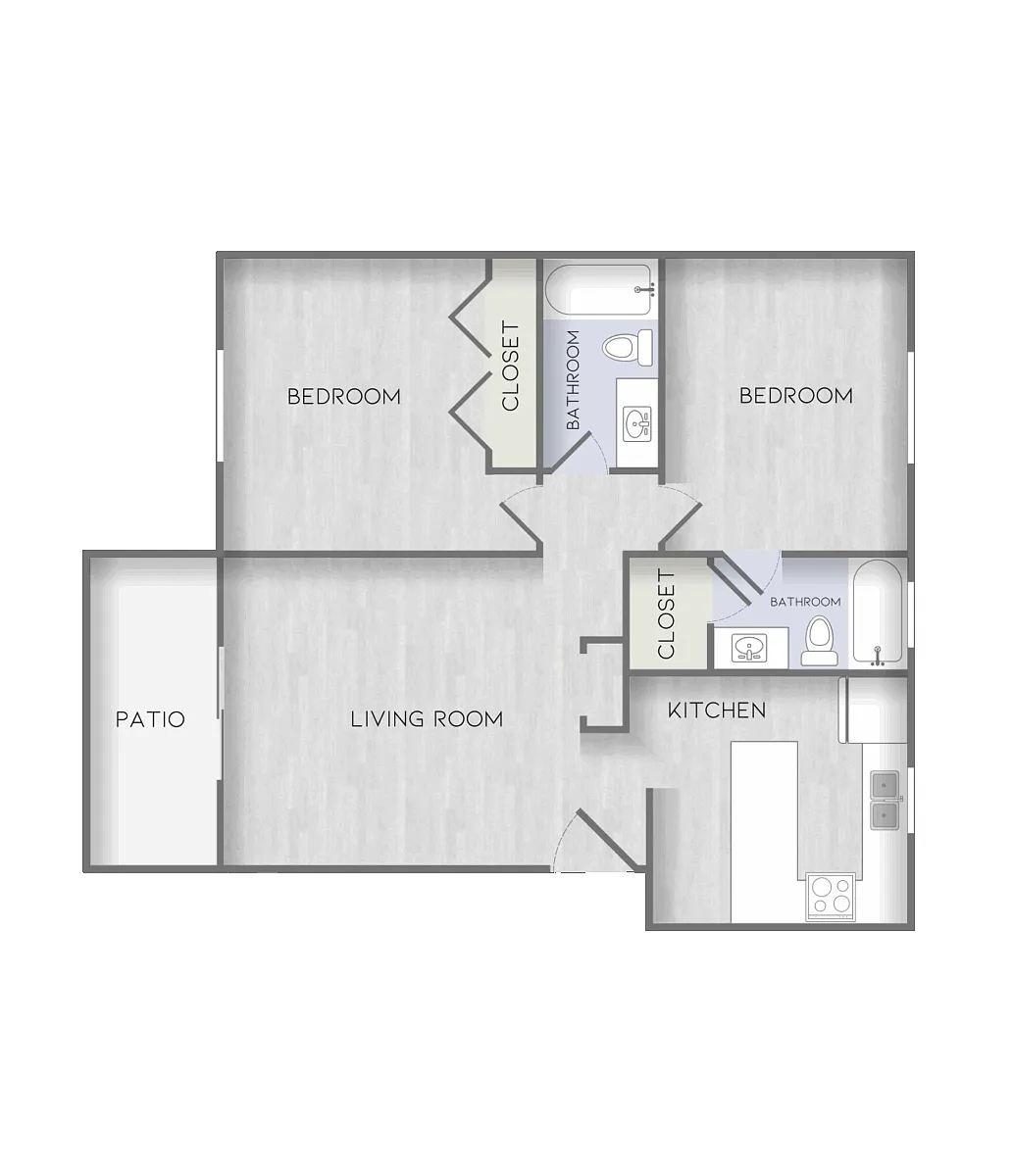 Floor plan 2X2