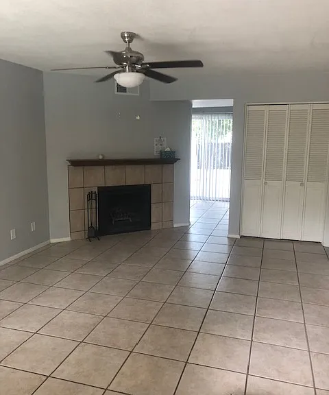 Downstairs living room.